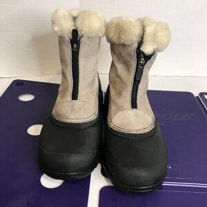 SOREL WOMENS SNOW ANGEL SUEDE BOOTS SIZE 9